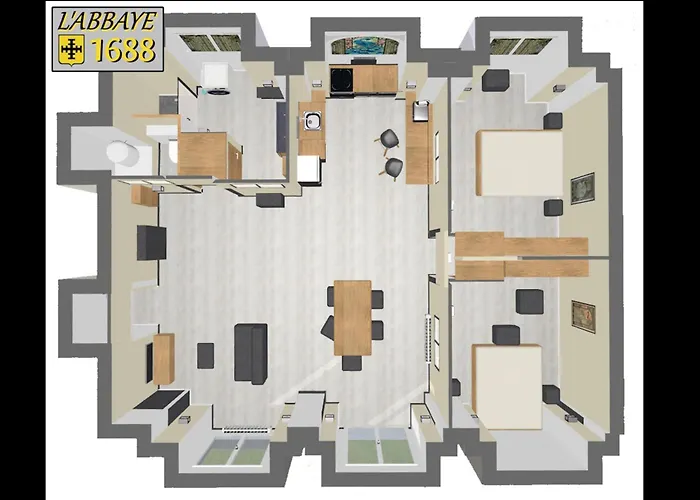 L'abbaye 1688 Holiday home *